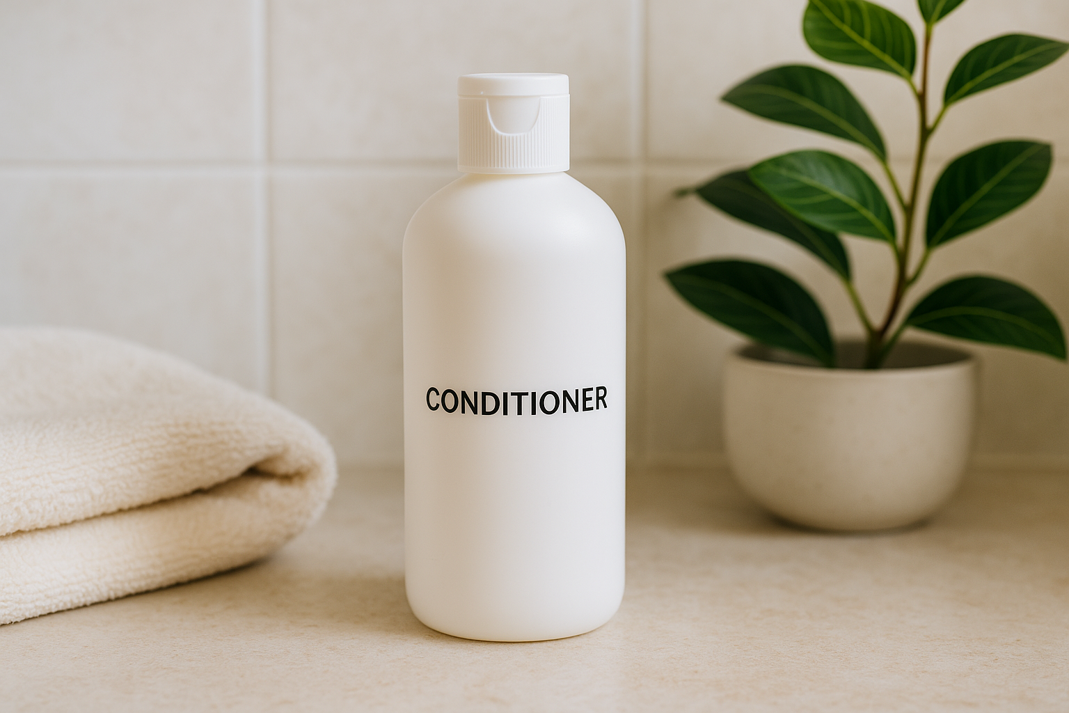 Un après-shampoing clean, minimaliste et respectueux du cuir chevelu — la simplicité au service de la douceur.