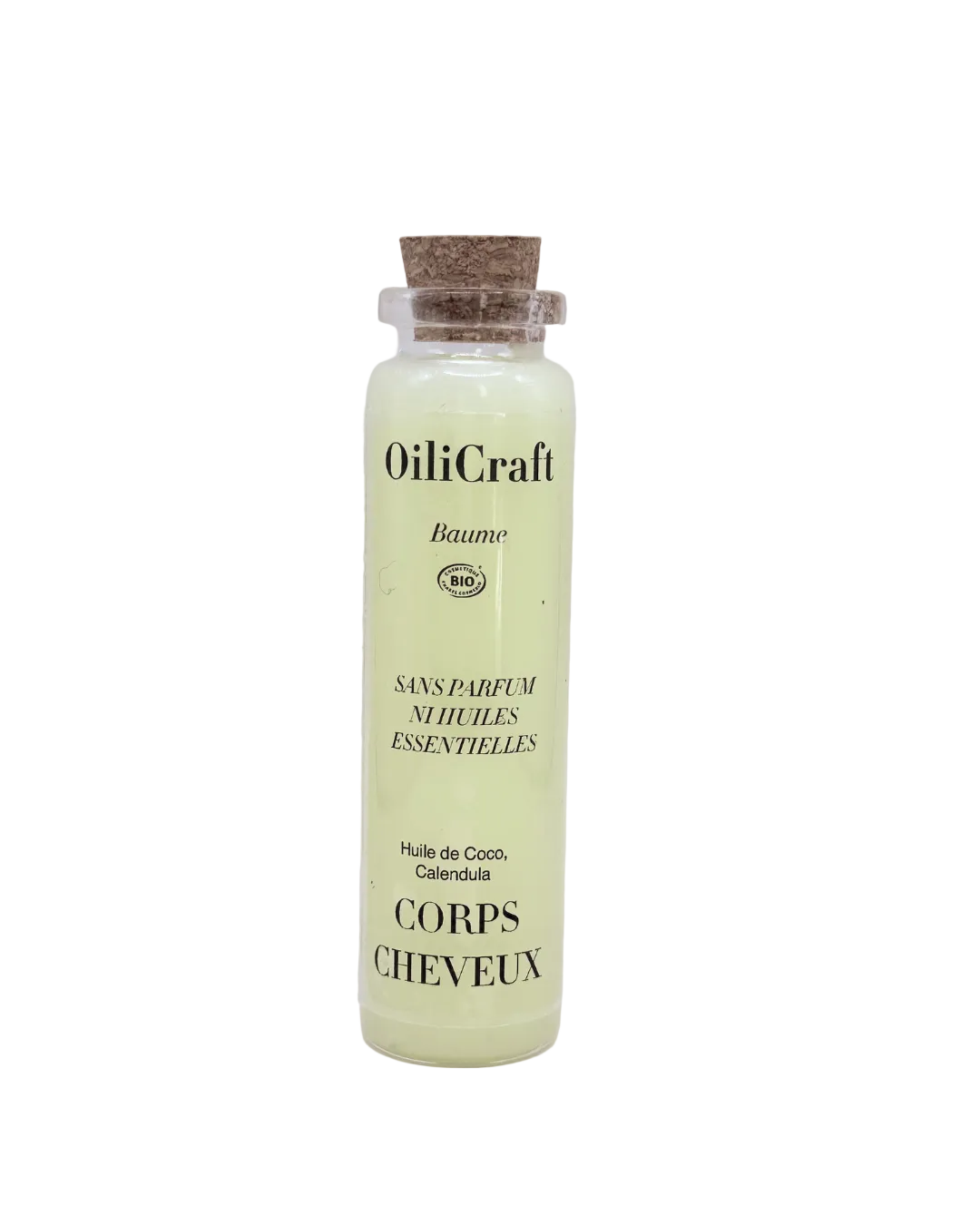 Baume bio sans parfum pour le corps – peaux sensibles