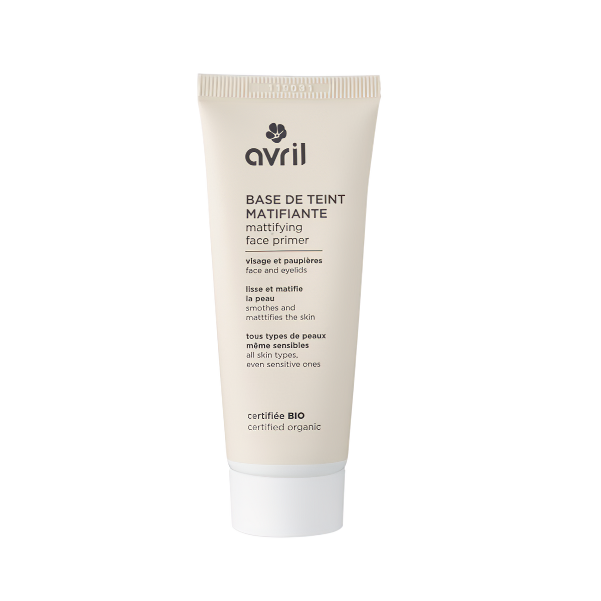 Base de teint matifiante bio Avril, tube 30 ml Image