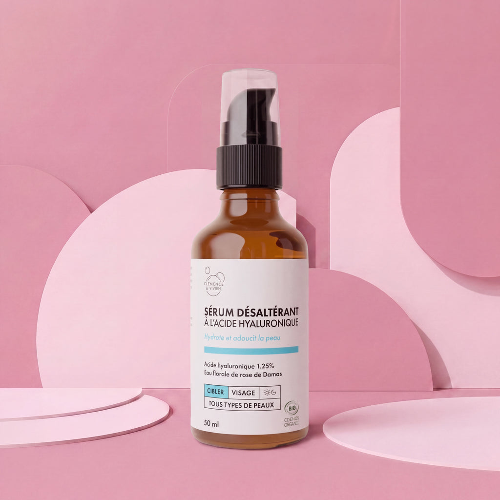 Sérum hydratant visage à l’acide hyaluronique bio | peau déshydratée