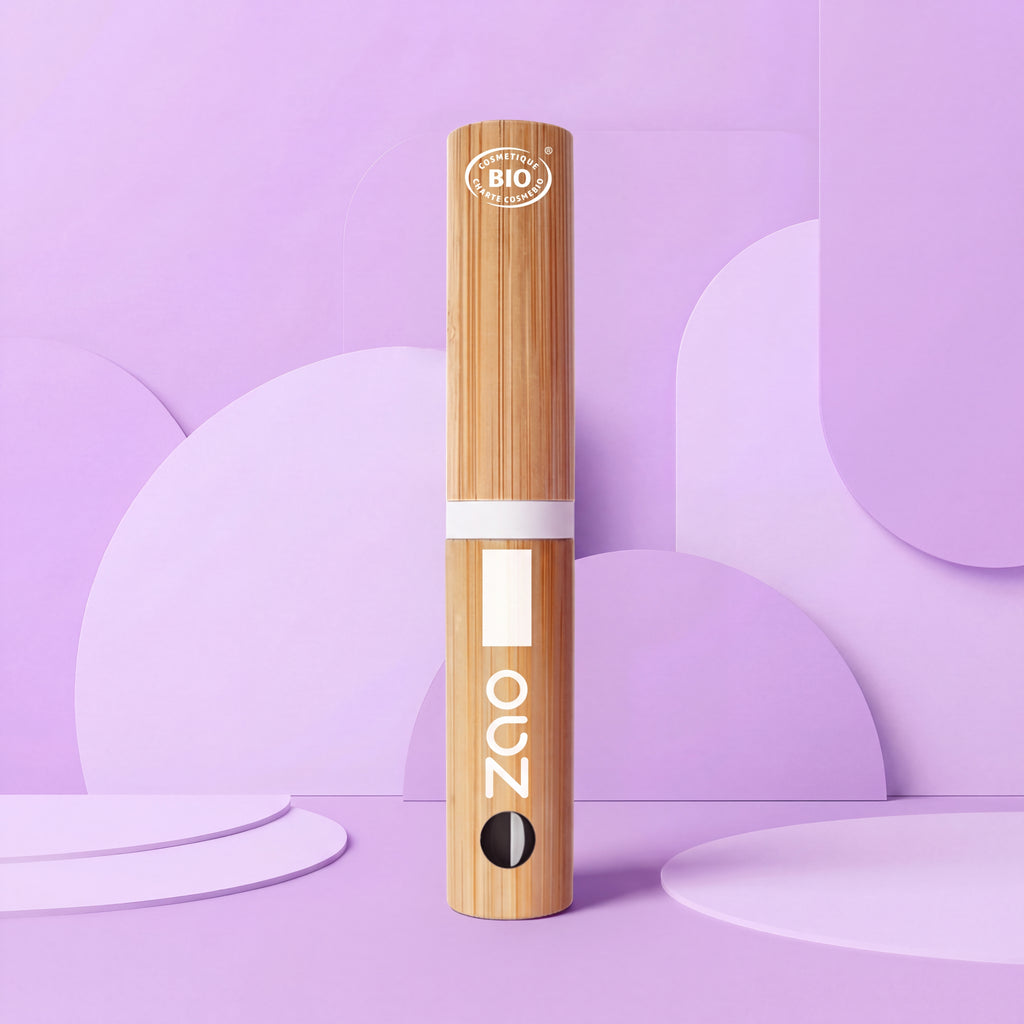 Gel fixateur sourcils bio transparent | Étui bambou rechargeable