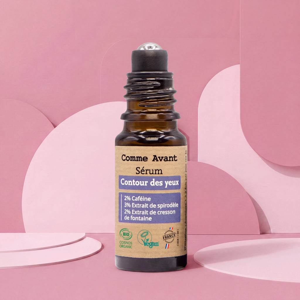 Sérum contour des yeux | roll-on à la caféine, sans parfum