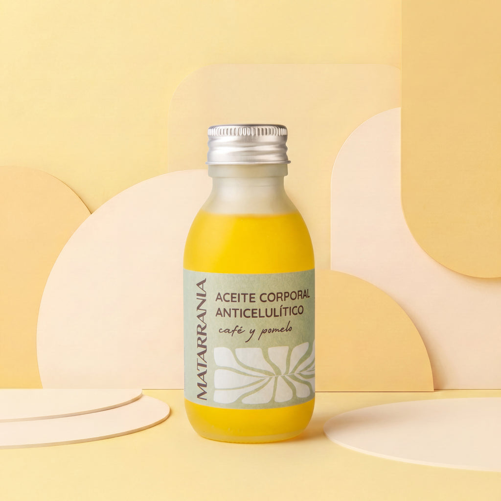 Huile de massage corps anticellulite | macérat de café, 100 % bio