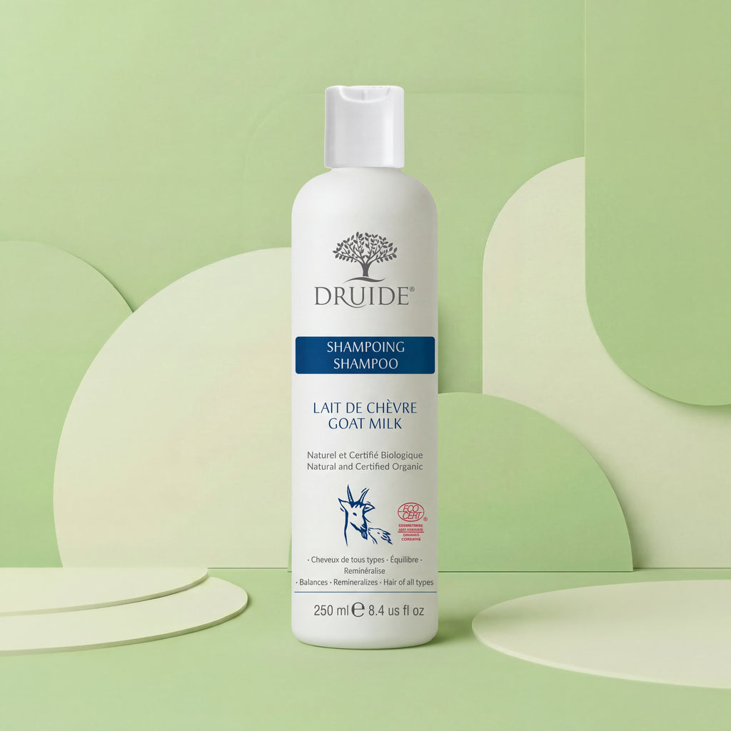 Shampoing bio au lait de chèvre | cheveux secs, aloe et bentonite