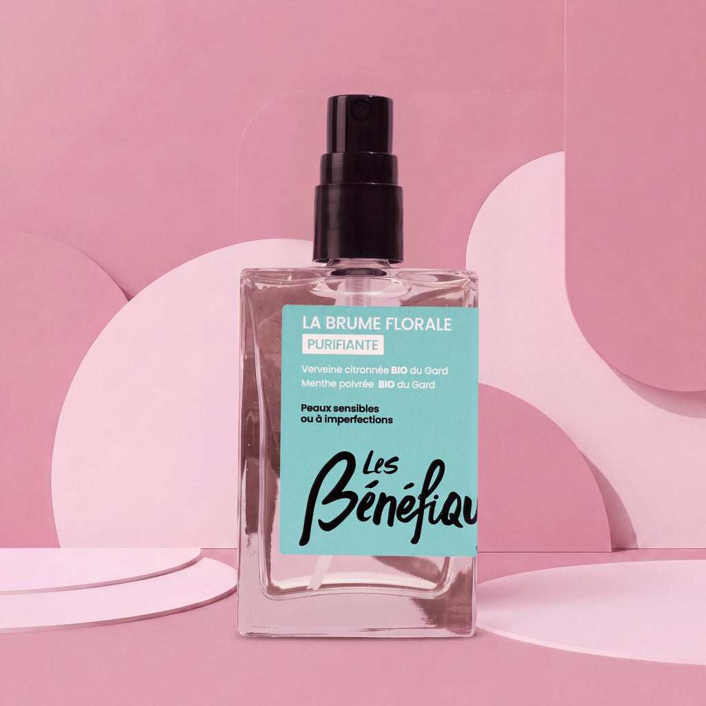 Brume florale purifiante verveine & menthe bio | Peaux mixtes à imperfections