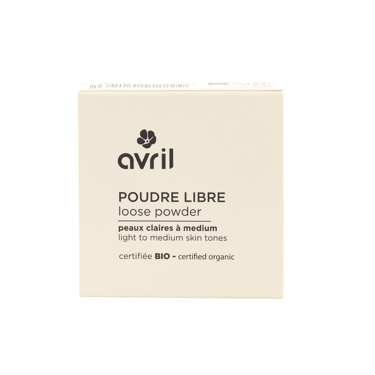 Recharge poudre libre bio Avril peaux claires à médium