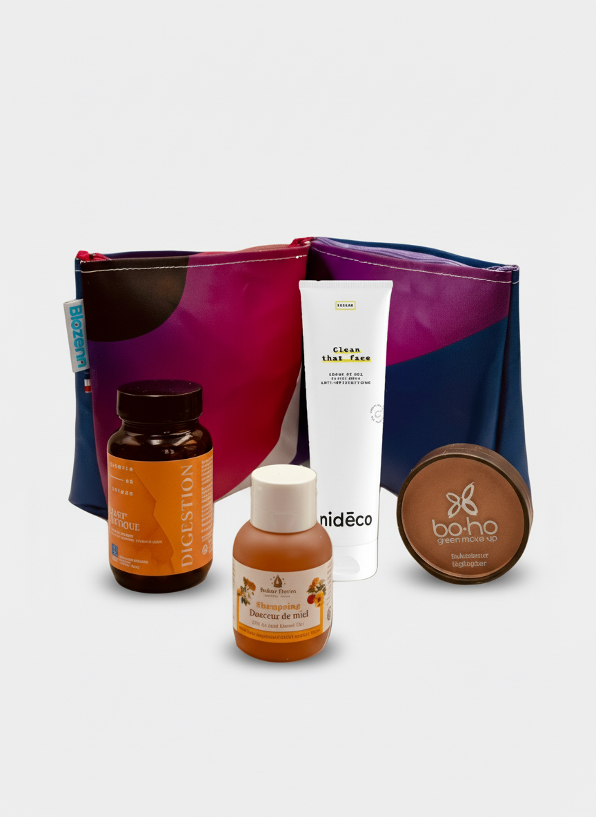 Blozenn – Pochette Beauté Clean Décembre | Routine Peau Réactive & Équilibre Hivernal