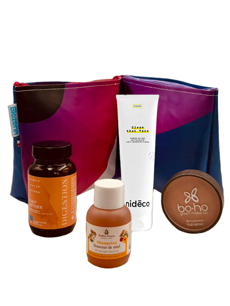 Blozenn – Pochette Beauté Clean Décembre | Routine Peau Réactive & Équilibre Hivernal