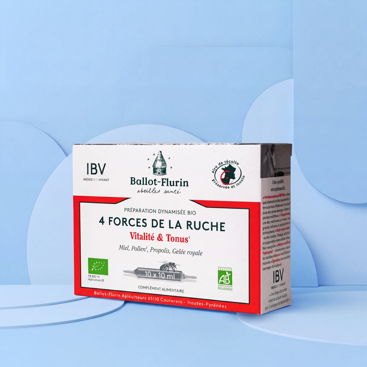 4 Forces de la Ruche | cure vitalité bio miel, pollen, propolis & gelée royale