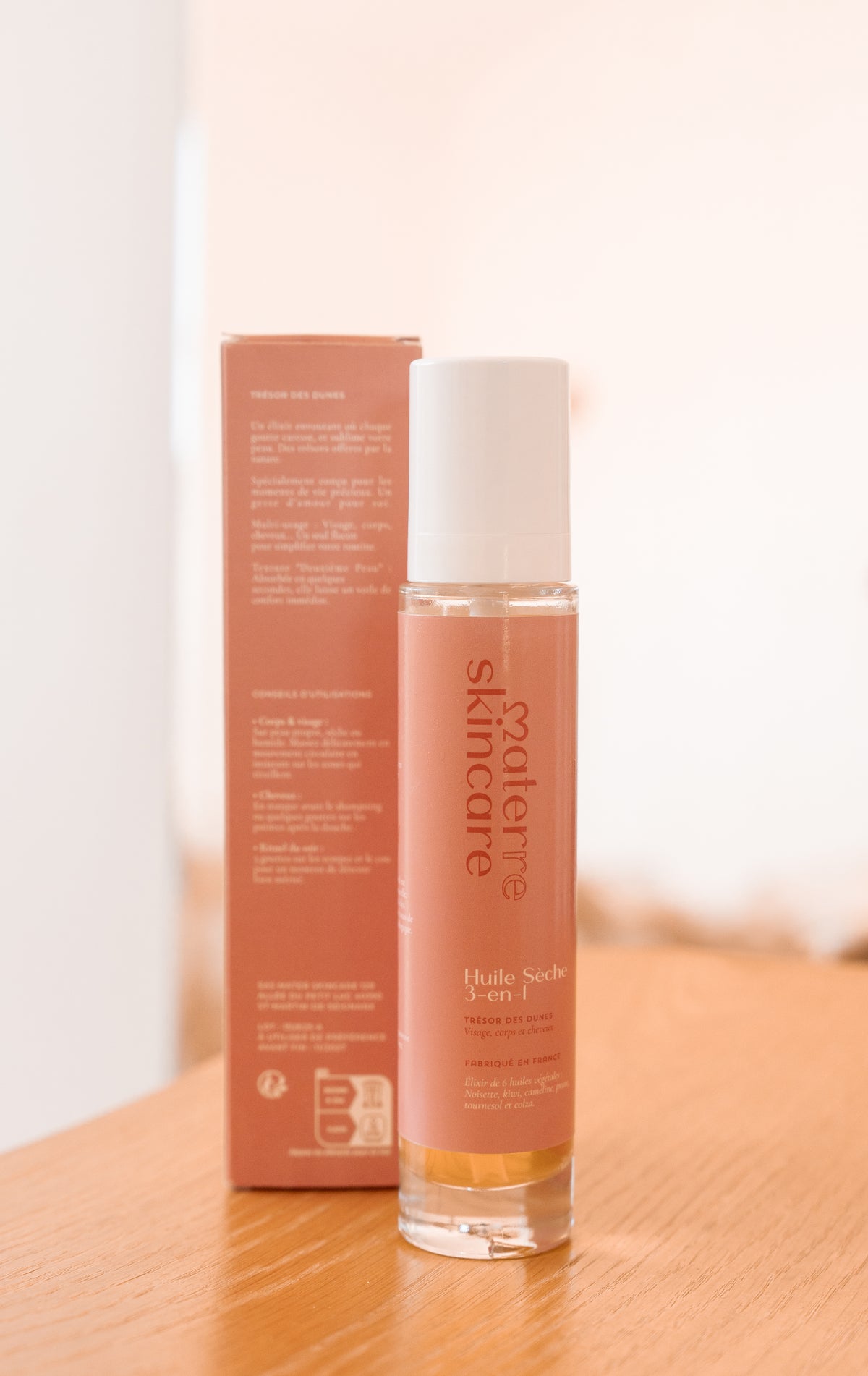 Huile sèche 3-en-1 visage corps cheveux – grossesse & variations hormonales