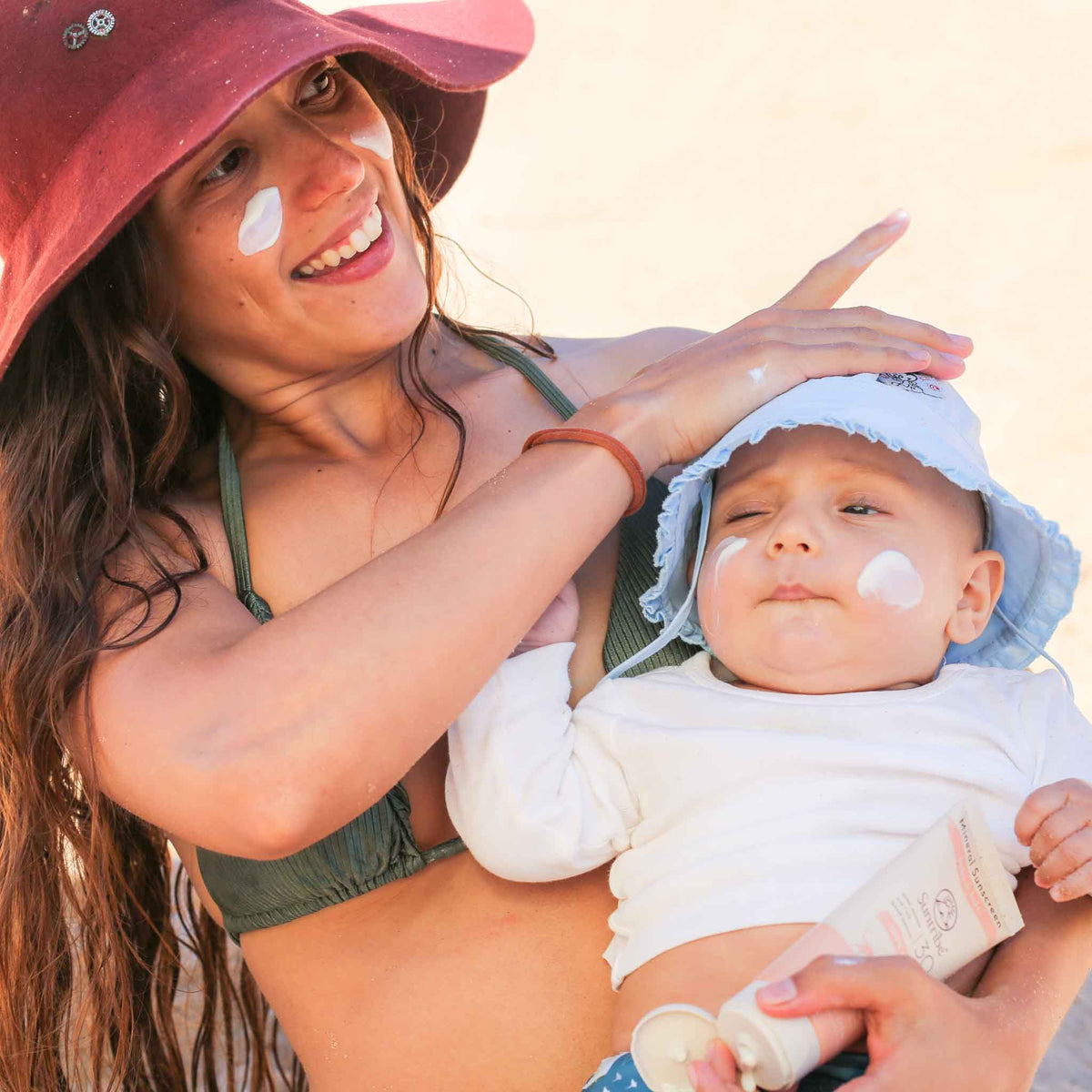 Crème Solaire Minérale Bébé & Enfants SPF30 – Zinc Non Nano