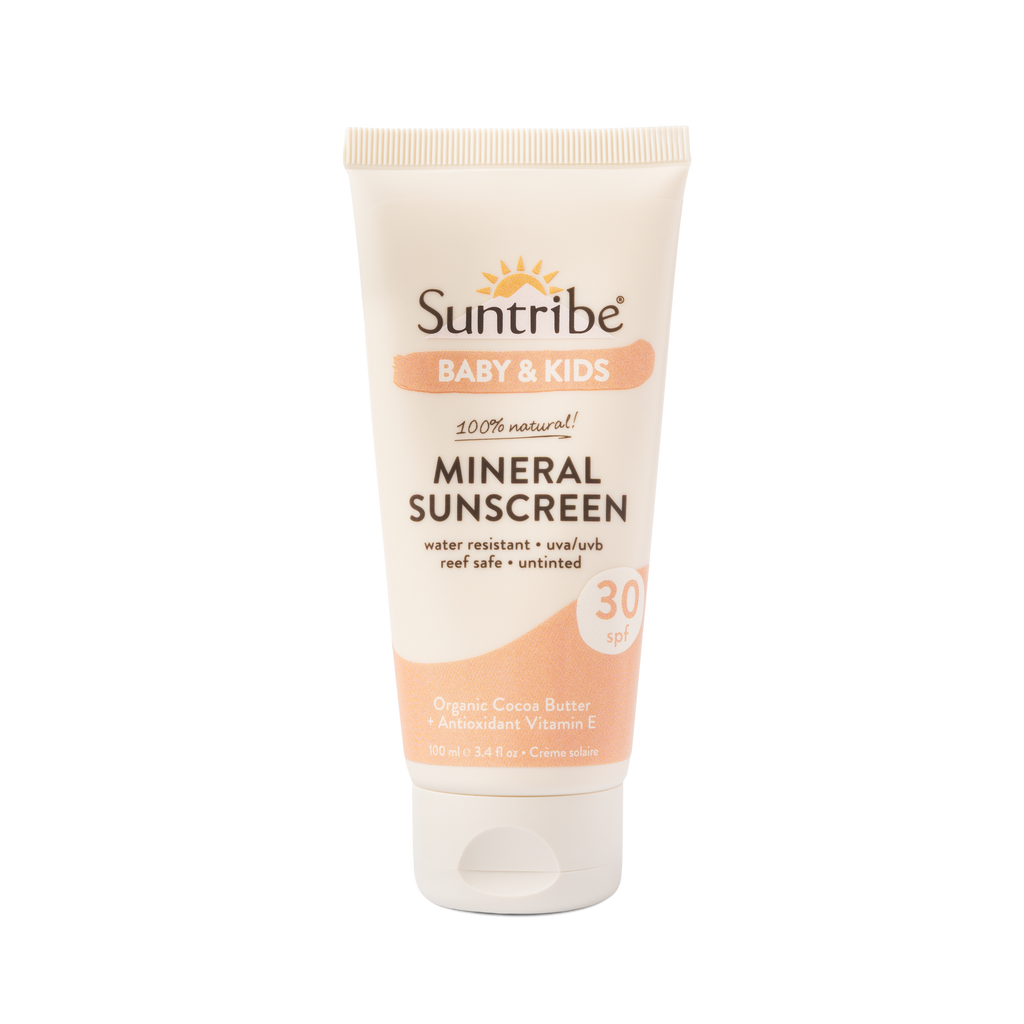 Crème Solaire Minérale Bébé & Enfants SPF30 – Zinc Non Nano