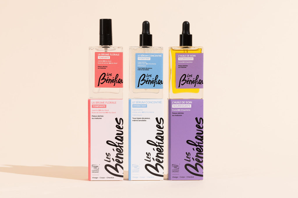 Routine Pro-âge visage bio – Brume, sérum & huile pour peaux sèches et matures