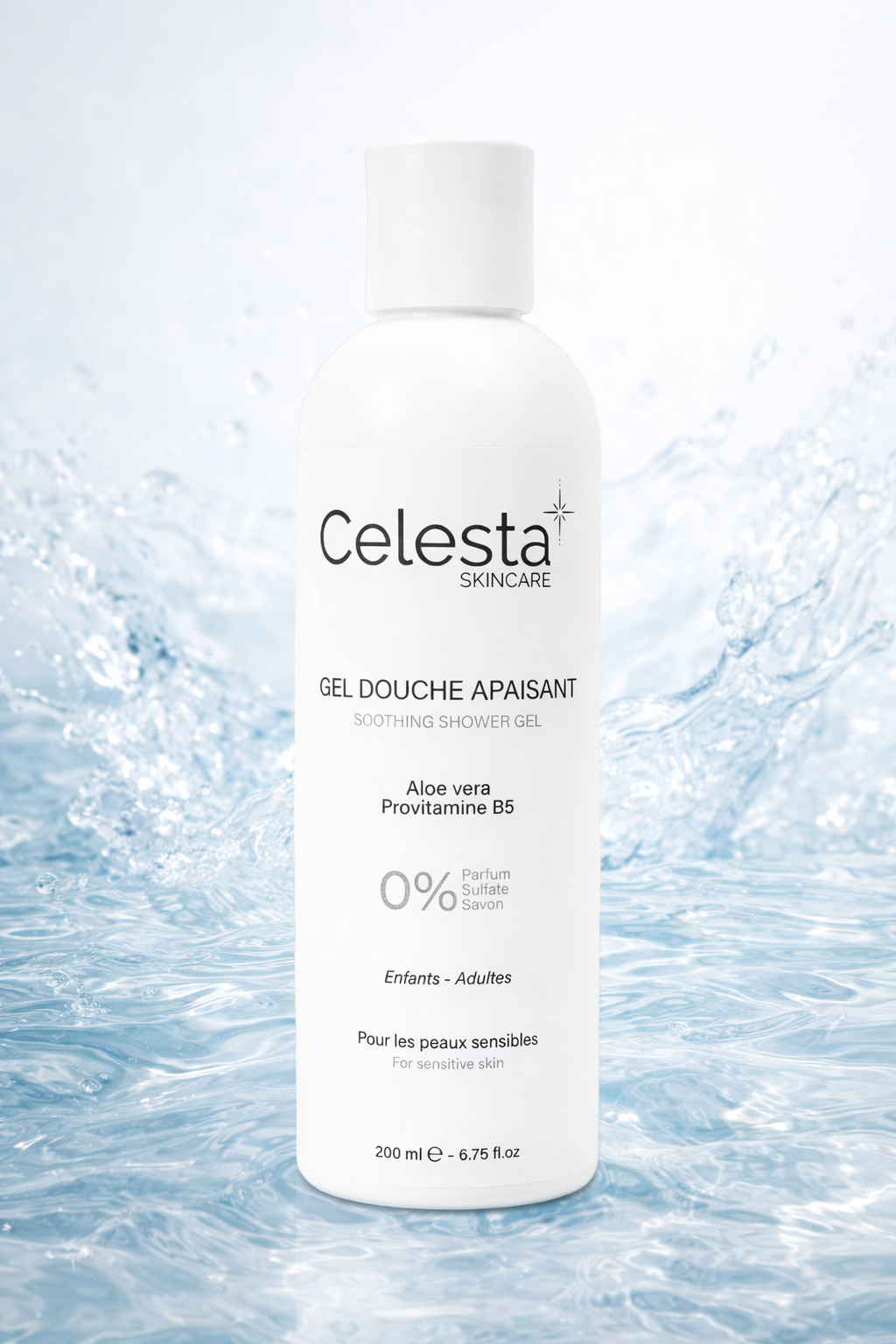 Gel douche sans parfum peau sensible & atopique