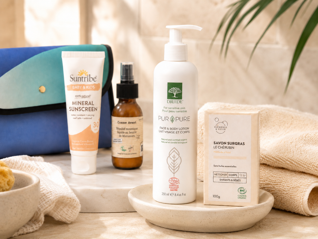 Pack été bébé & enfant – solaire, anti-moustique et soins sans parfum