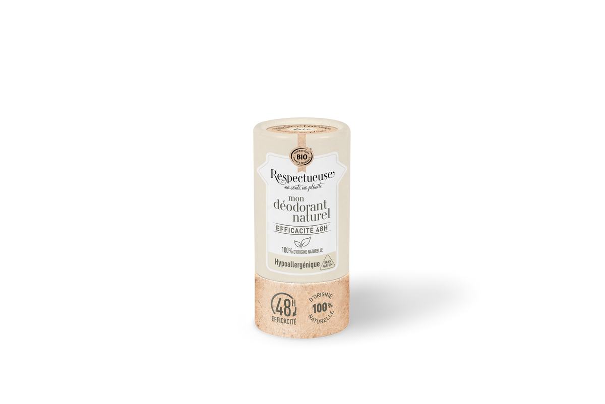Déodorant sans parfum bio – peaux sensibles & réactives