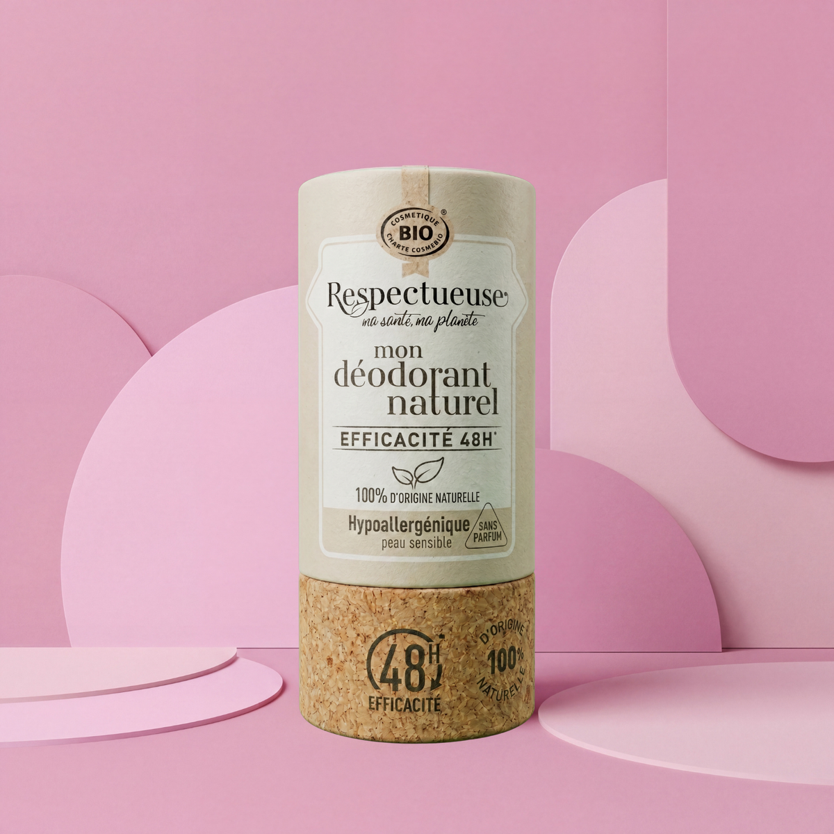 Déodorant sans parfum bio – peaux sensibles & réactives