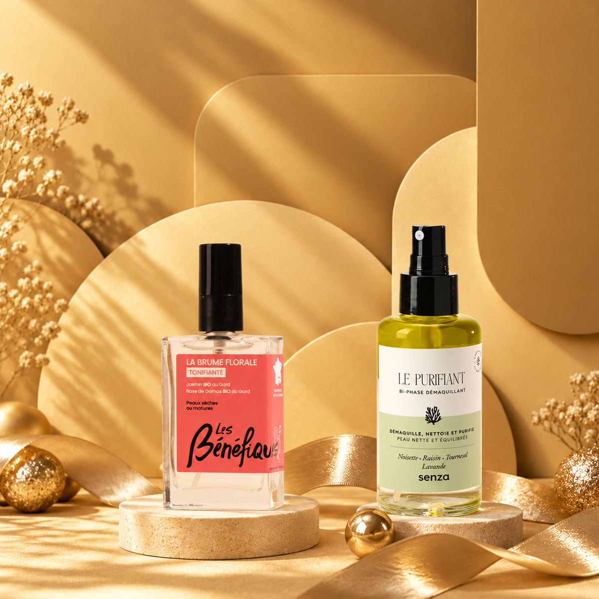 Pack Noël femme démaquillage et fraîcheur | brume florale