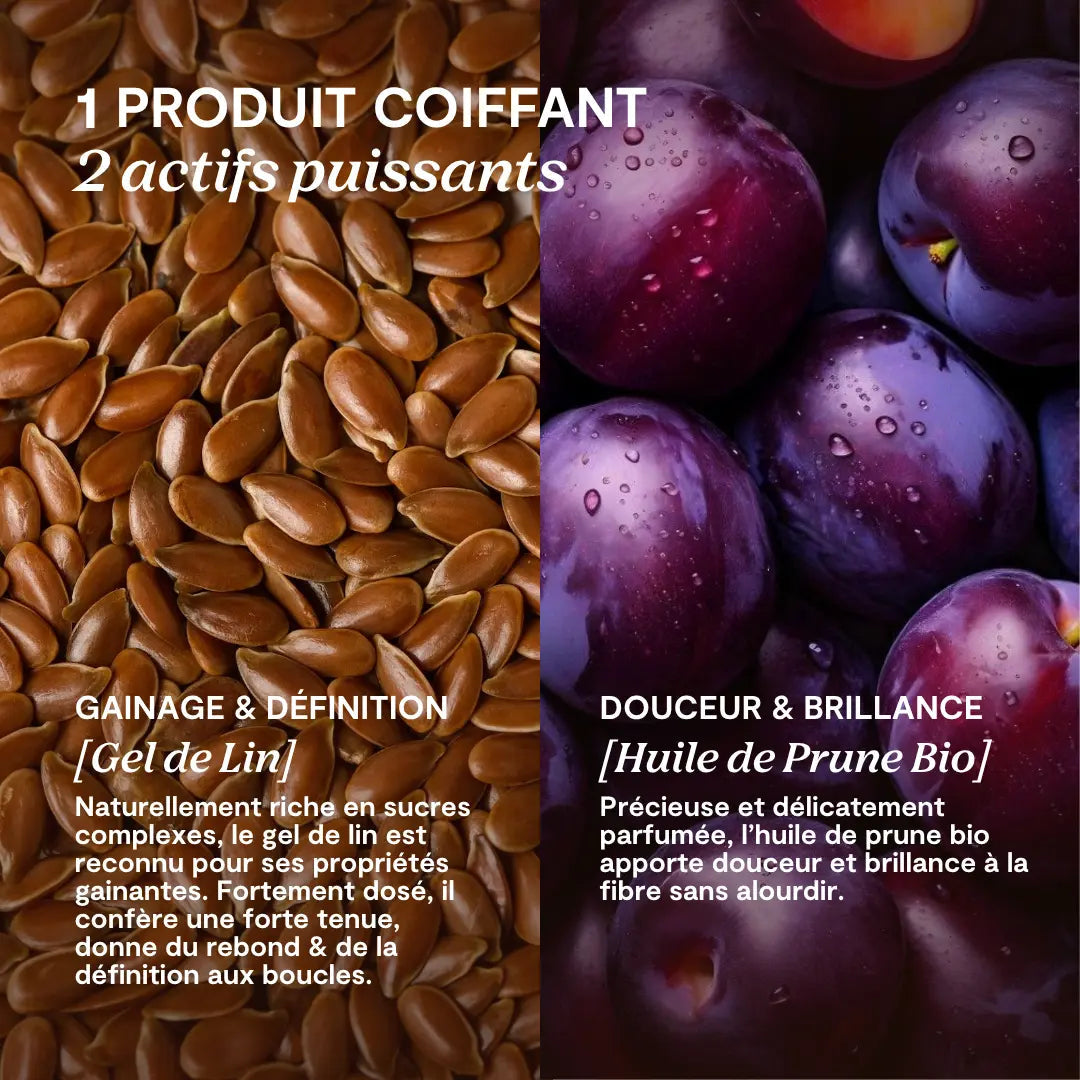Graines de lin et prune, les actifs de la gelée LAO Care Image
