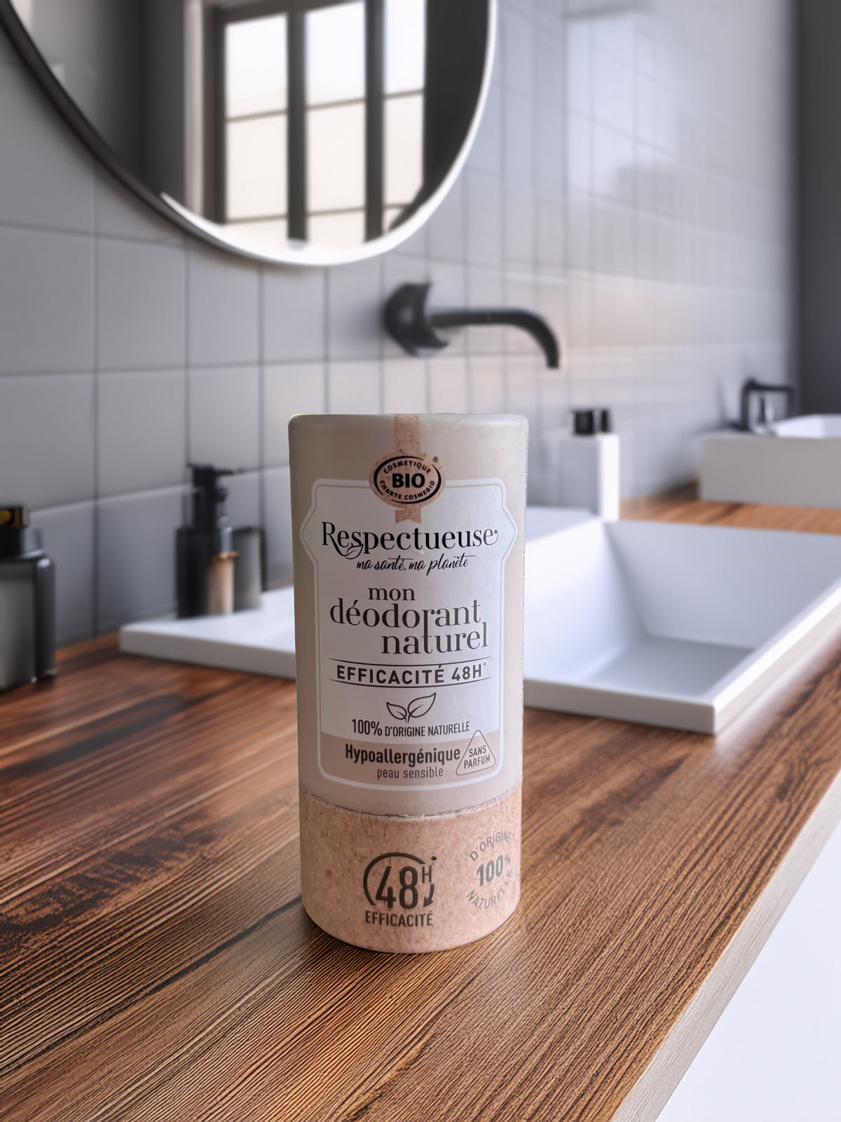 Déodorant sans parfum bio – peaux sensibles & réactives