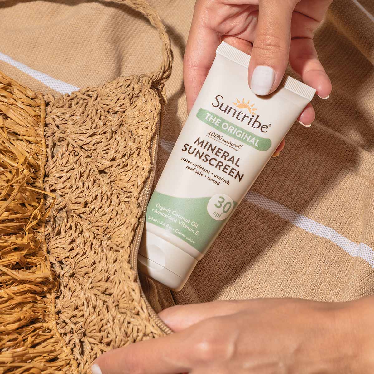 Crème Solaire Minérale Bio SPF30 – Oxyde de Zinc Non Nano