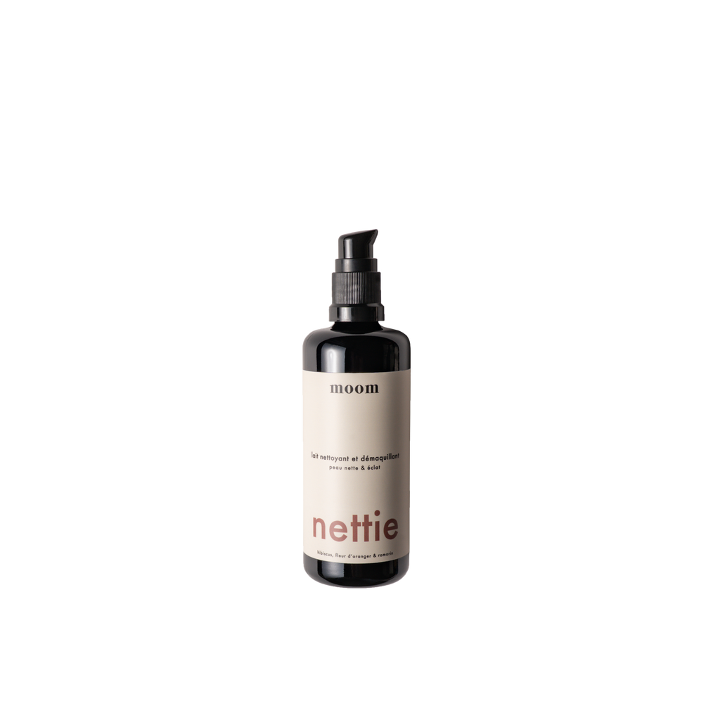 Lait nettoyant et démaquillant bio peau sensible – Nettie