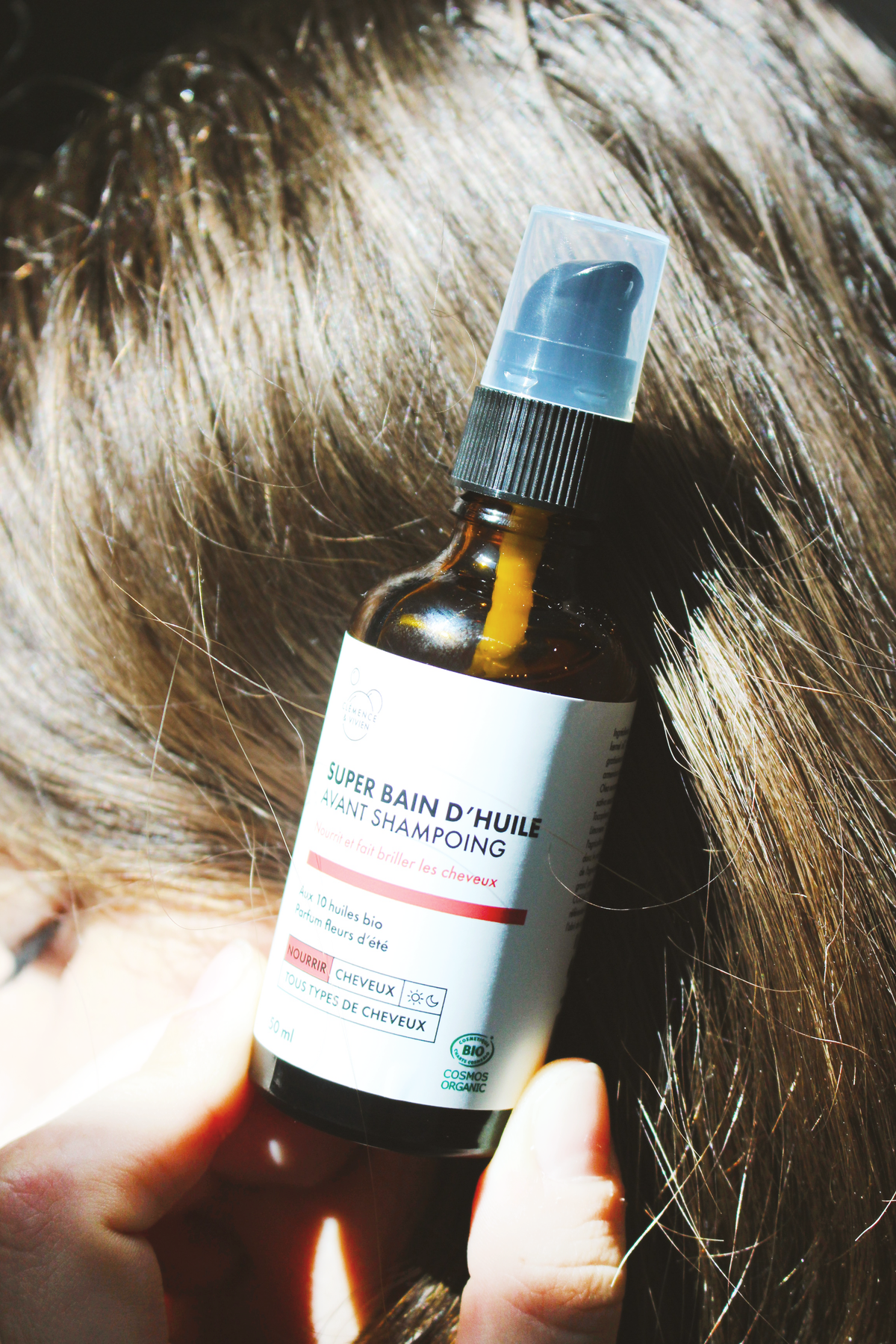 Bain d’huile cheveux avant shampoing – nutrition cheveux secs