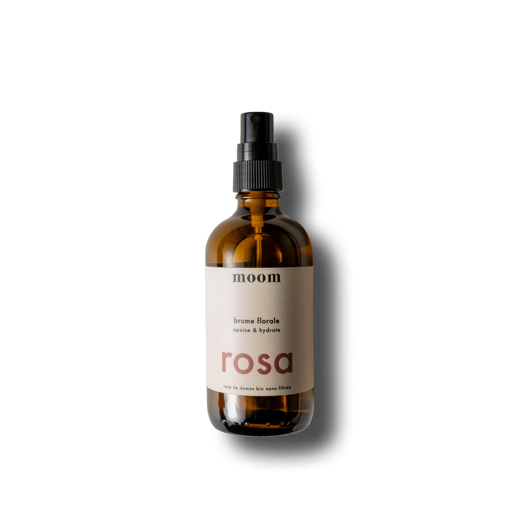 Brume florale à l’eau de rose bio – Hydrolat visage bio - Rosa