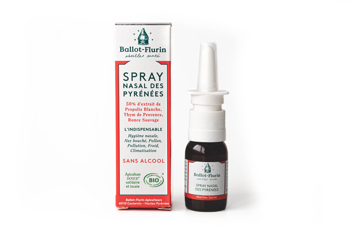 Spray nasal bio doux à la propolis – Nez sensibles