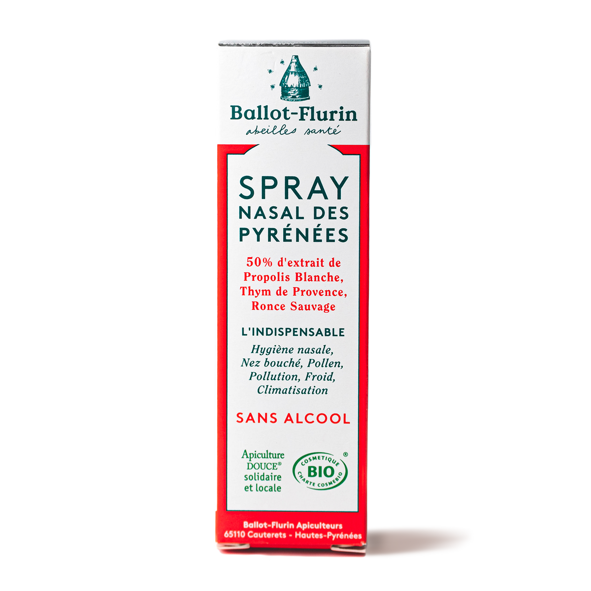 Spray nasal bio doux à la propolis – Nez sensibles