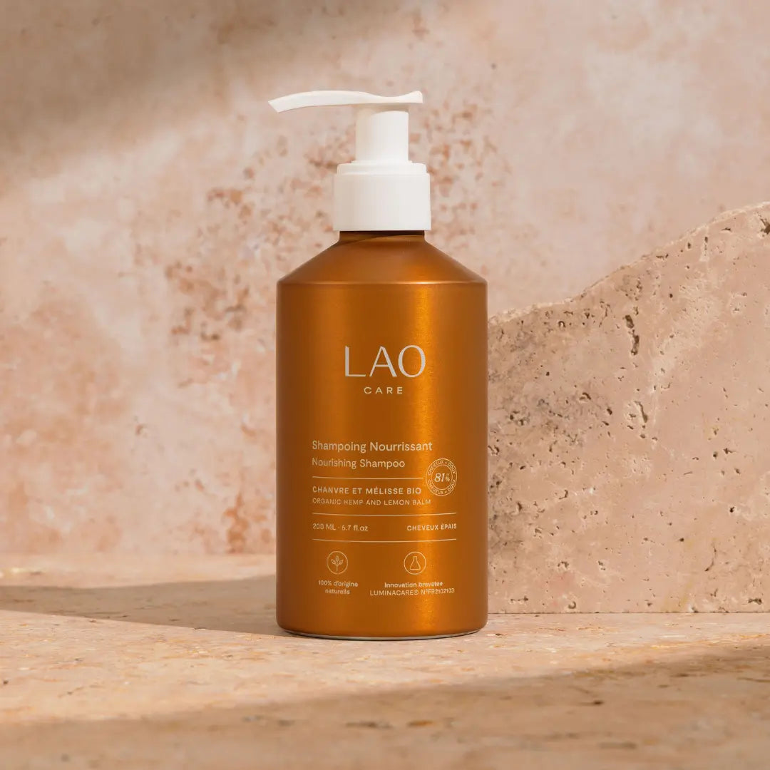 Shampoing nourrissant LAO Care au chanvre, flacon pompe 200 ml Image