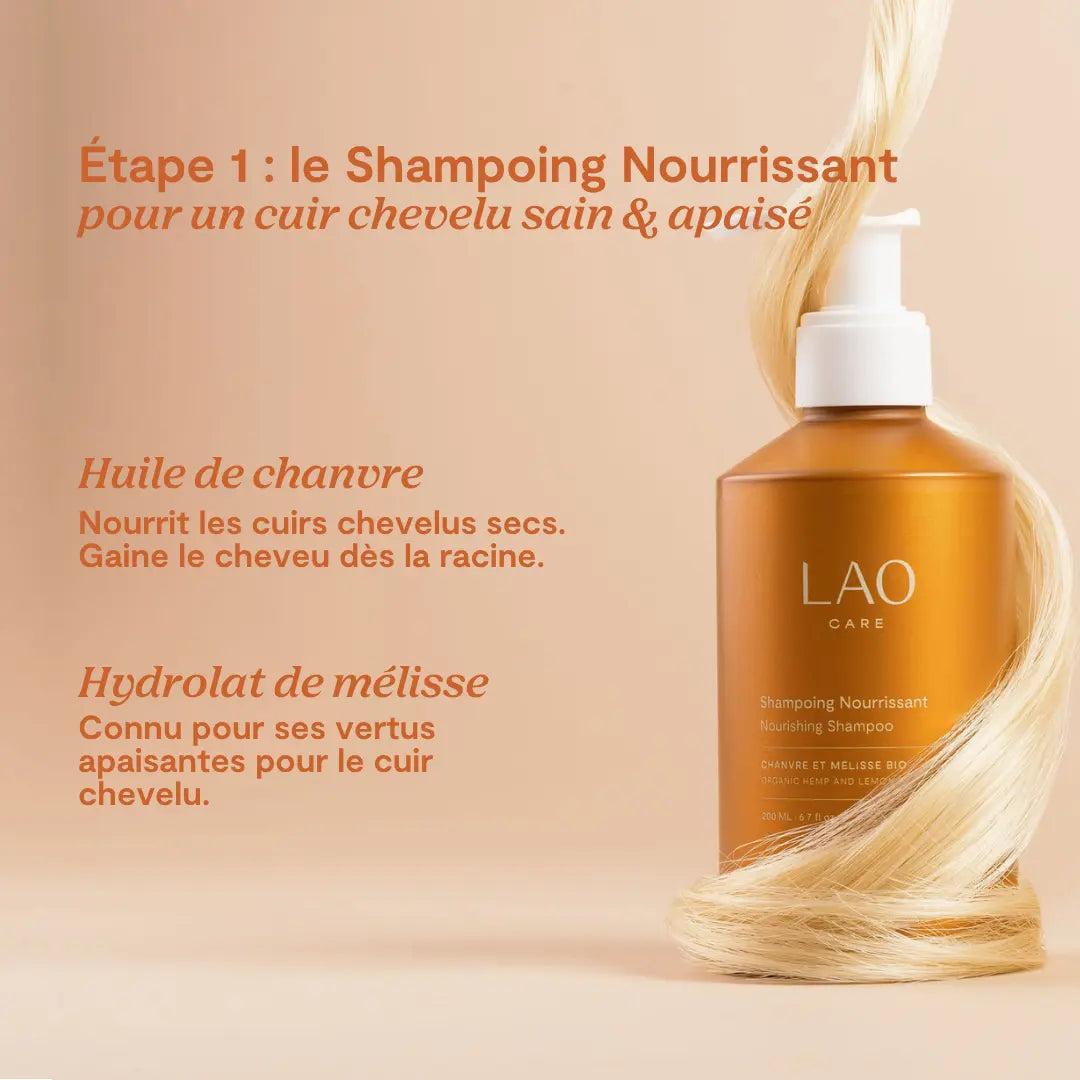Huile de chanvre et hydrolat de mélisse