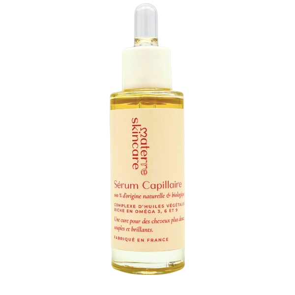 Sérum capillaire bio – Cure cheveux & cuir chevelu – Mater(re) Skincare