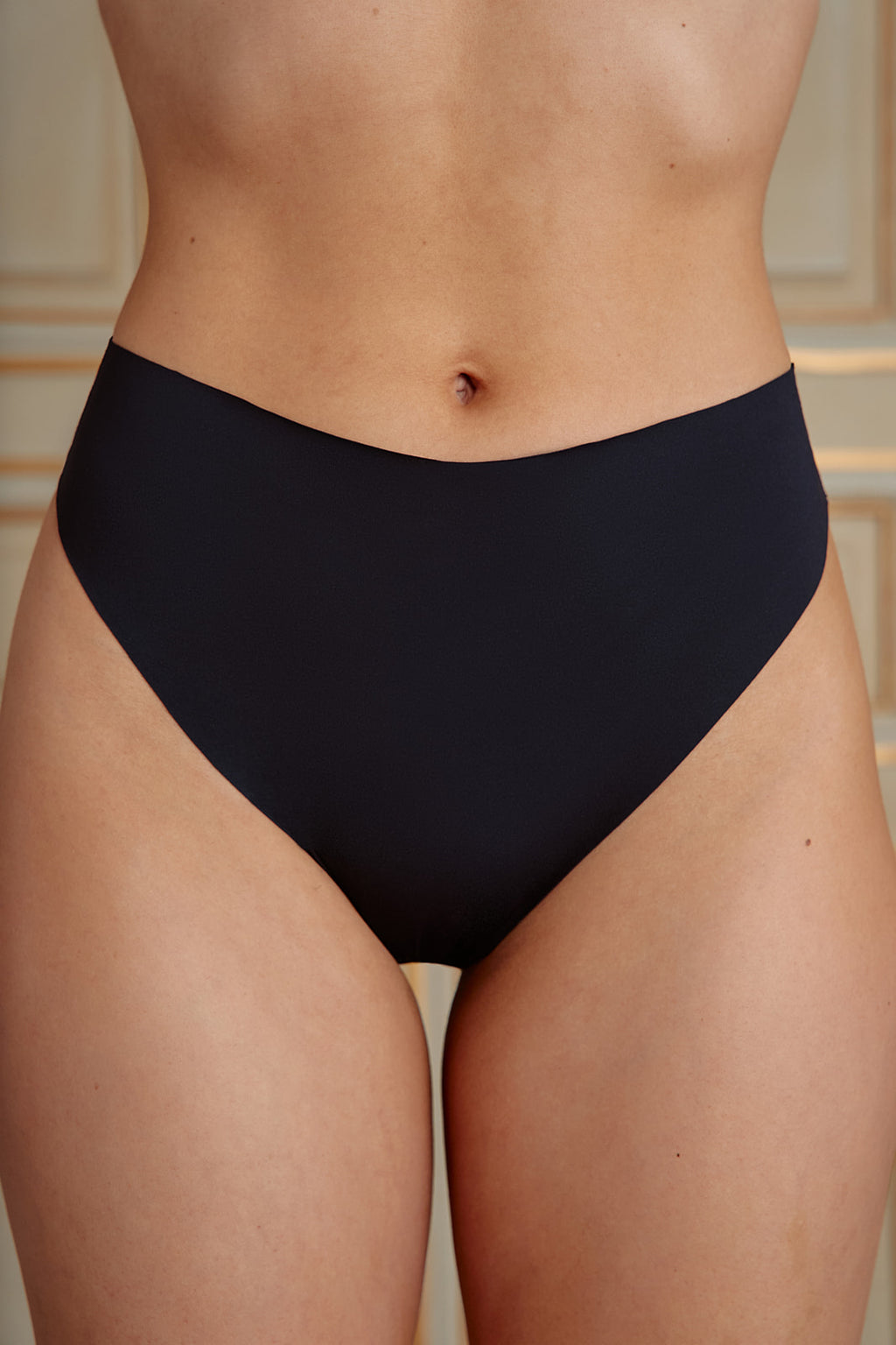 Culotte menstruelle convertible noire – compatible serviette Pure