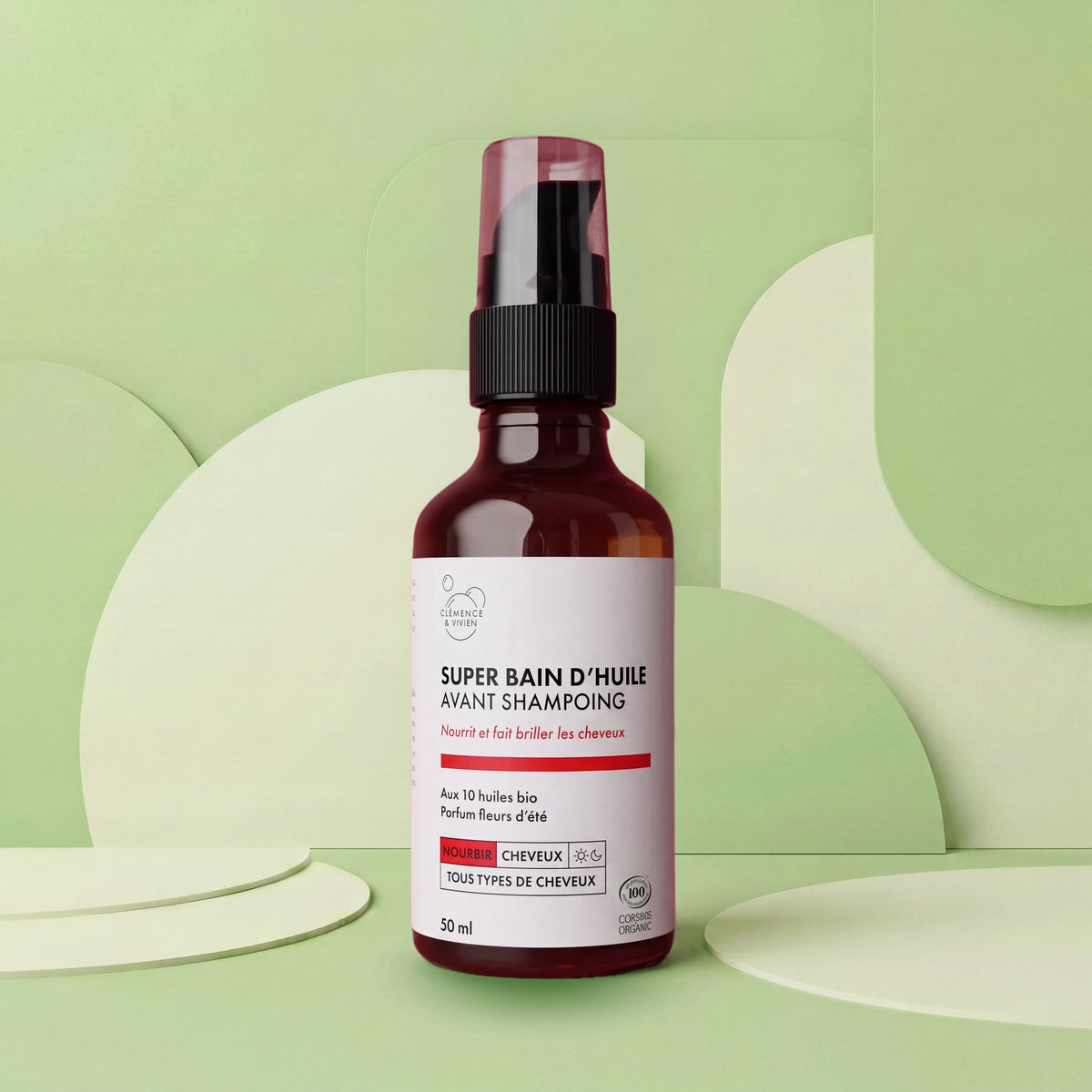 Bain d’huile avant-shampoing | se rince en une fois