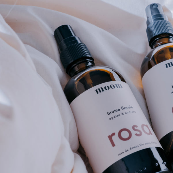 Brume florale à l’eau de rose bio – Hydrolat visage bio - Rosa