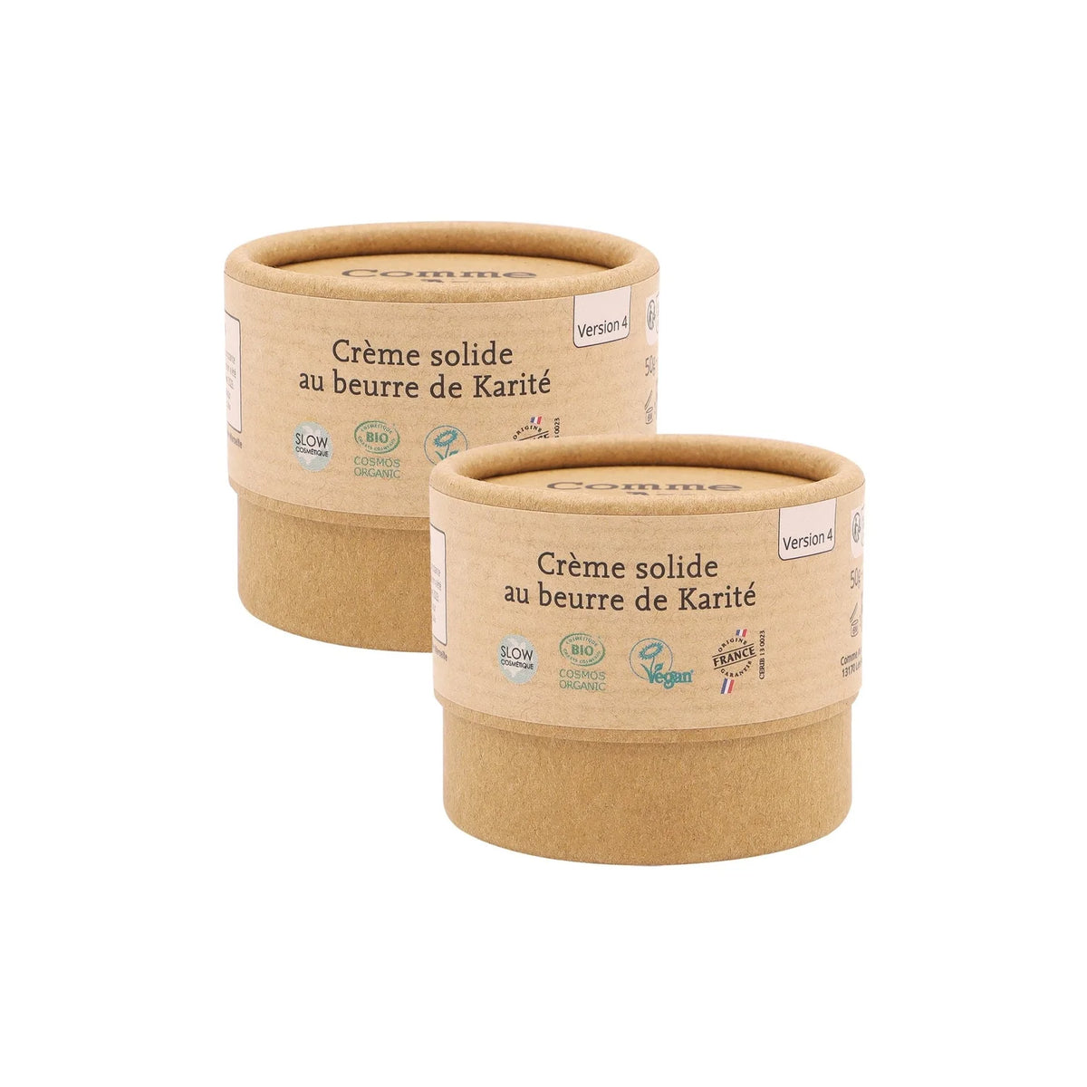 Crème hydratante solide au beurre de karité – peau sèche & sensible