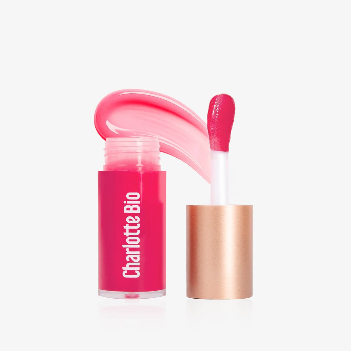 Huile à lèvres bio Charlotte Bio teinte Rose (Raspberry Silk)