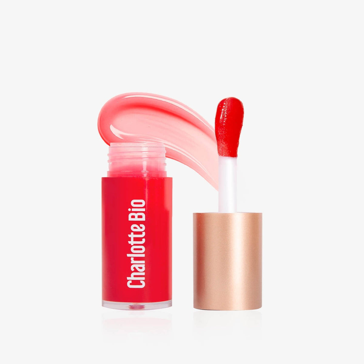 Huile à lèvres bio Charlotte Bio teinte Rouge (Crush Red)