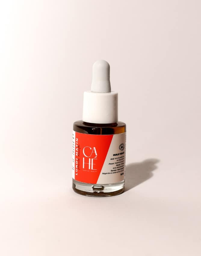 Huile visage anti-imperfections bio CAHÉ Lundi matin, flacon compte-gouttes 15 ml Image