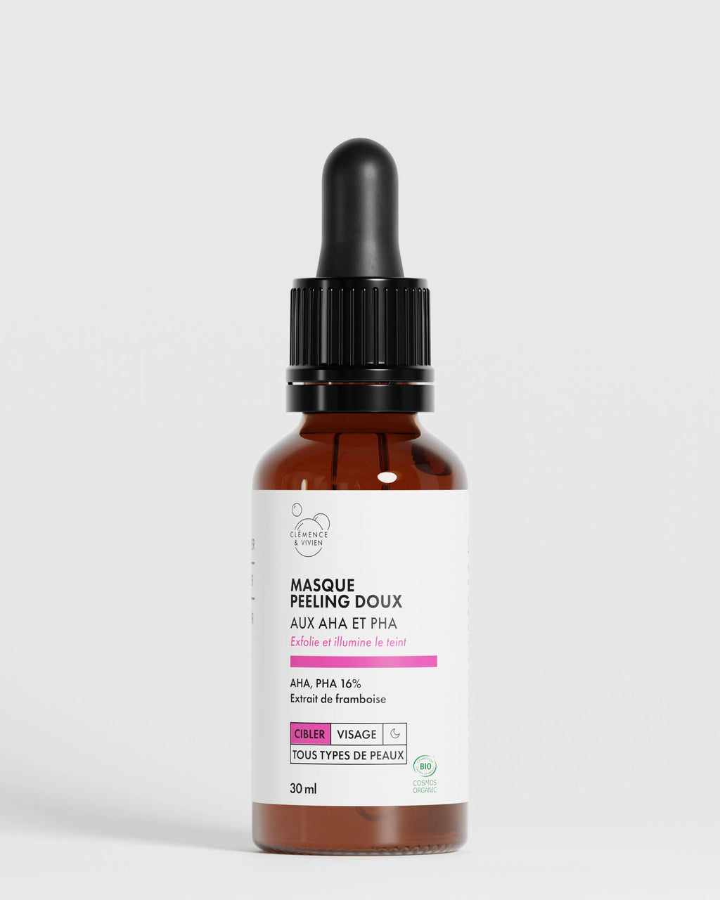Masque peeling doux AHA & PHA – éclat & peaux sensibles