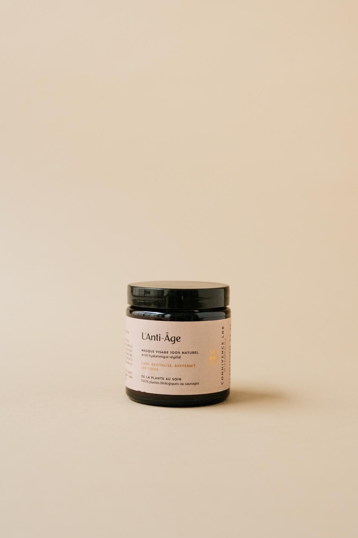 Masque visage L’Anti-âge Connivence Lab, pot en verre