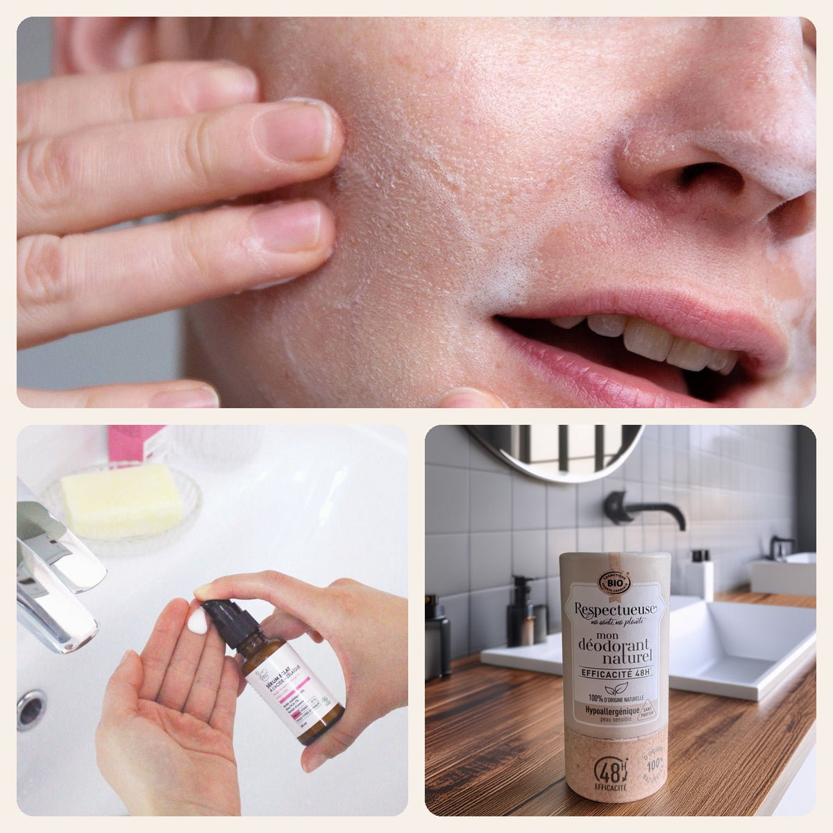 Pack Noël ado peau nette : nettoyage du visage, sérum et déodorant Image
