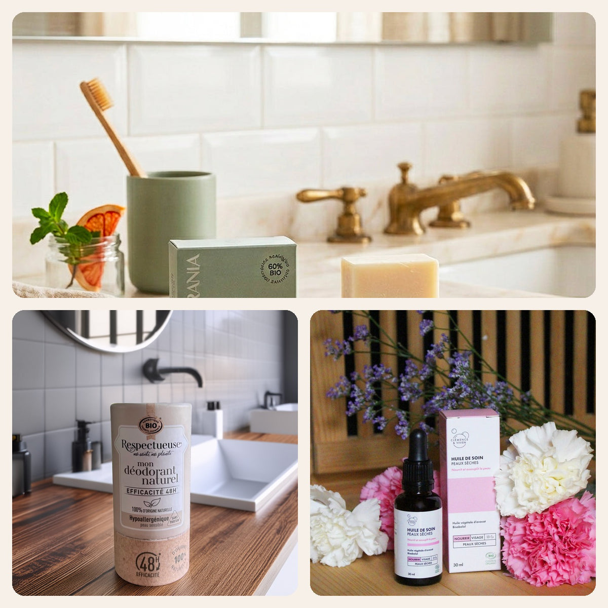 Pack Noël homme l'essentiel du matin : les produits dans la salle de bain Image
