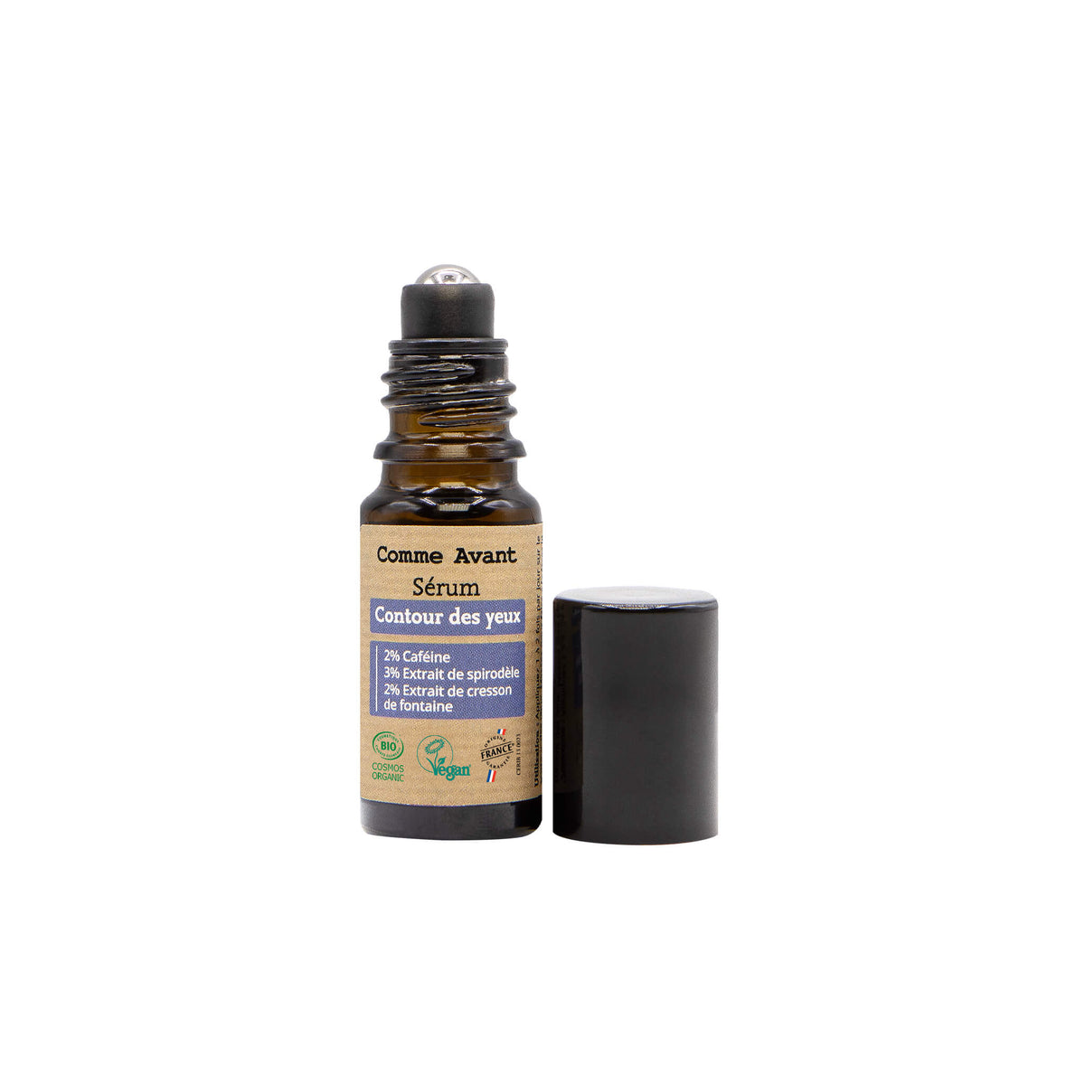 Sérum contour des yeux bio à la caféine