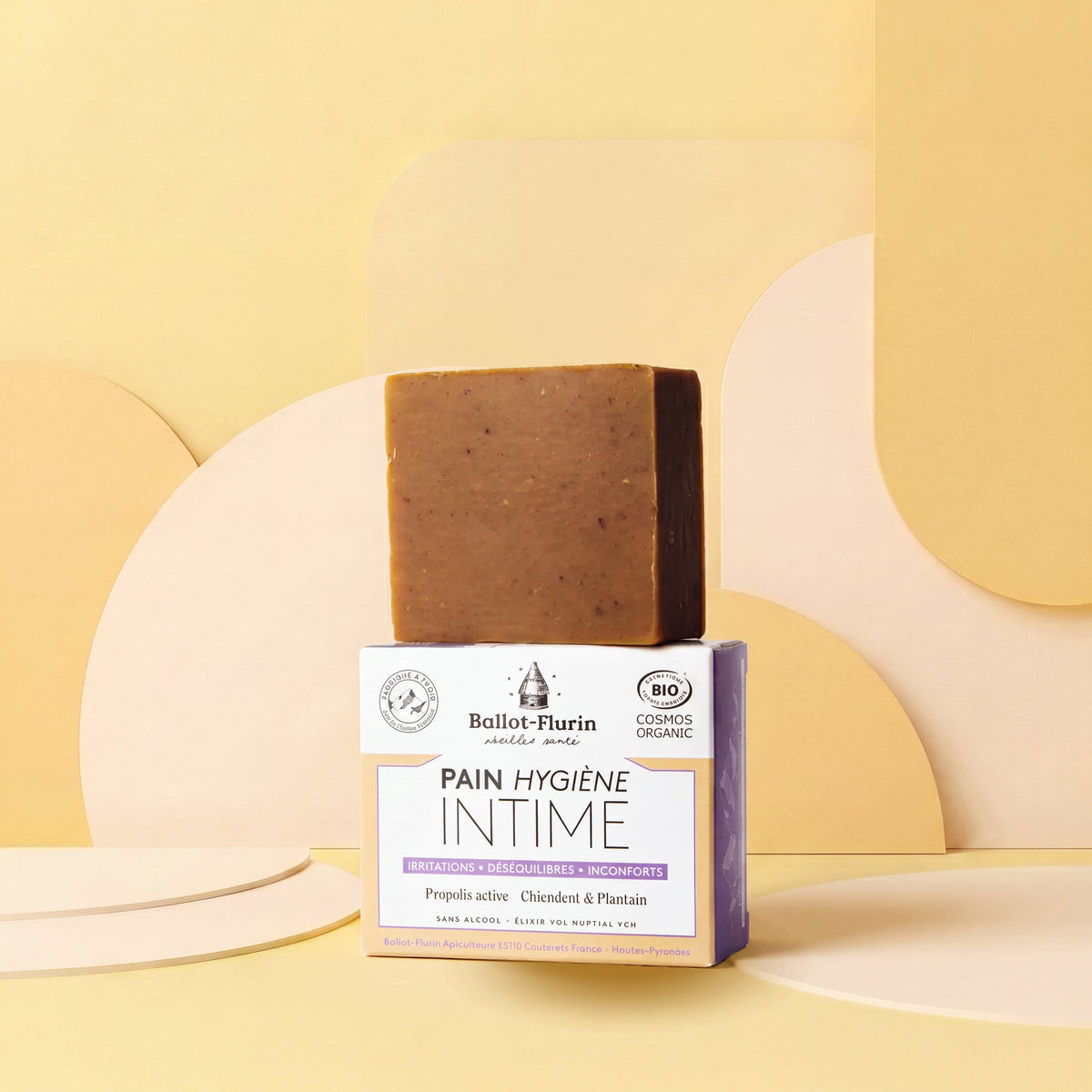 Pain d’hygiène intime à la propolis | usage externe et ponctuel
