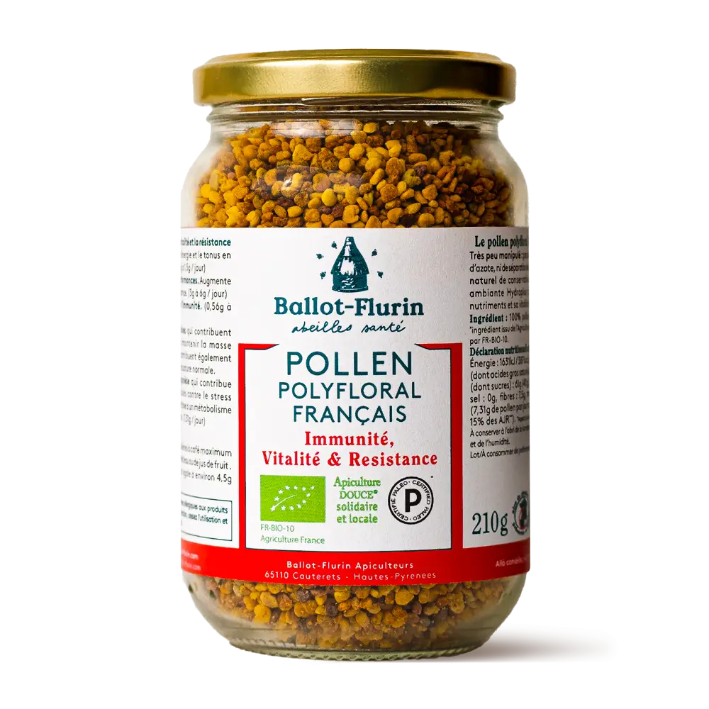 Pollen polyfloral dynamisé – complément alimentaire