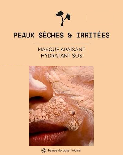 Masque Poudre Apaisant | peaux délicates & matures
