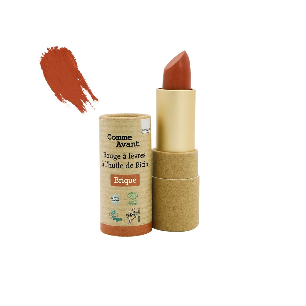 Rouge à lèvres naturel sans parfum et sans dioxyde de titane