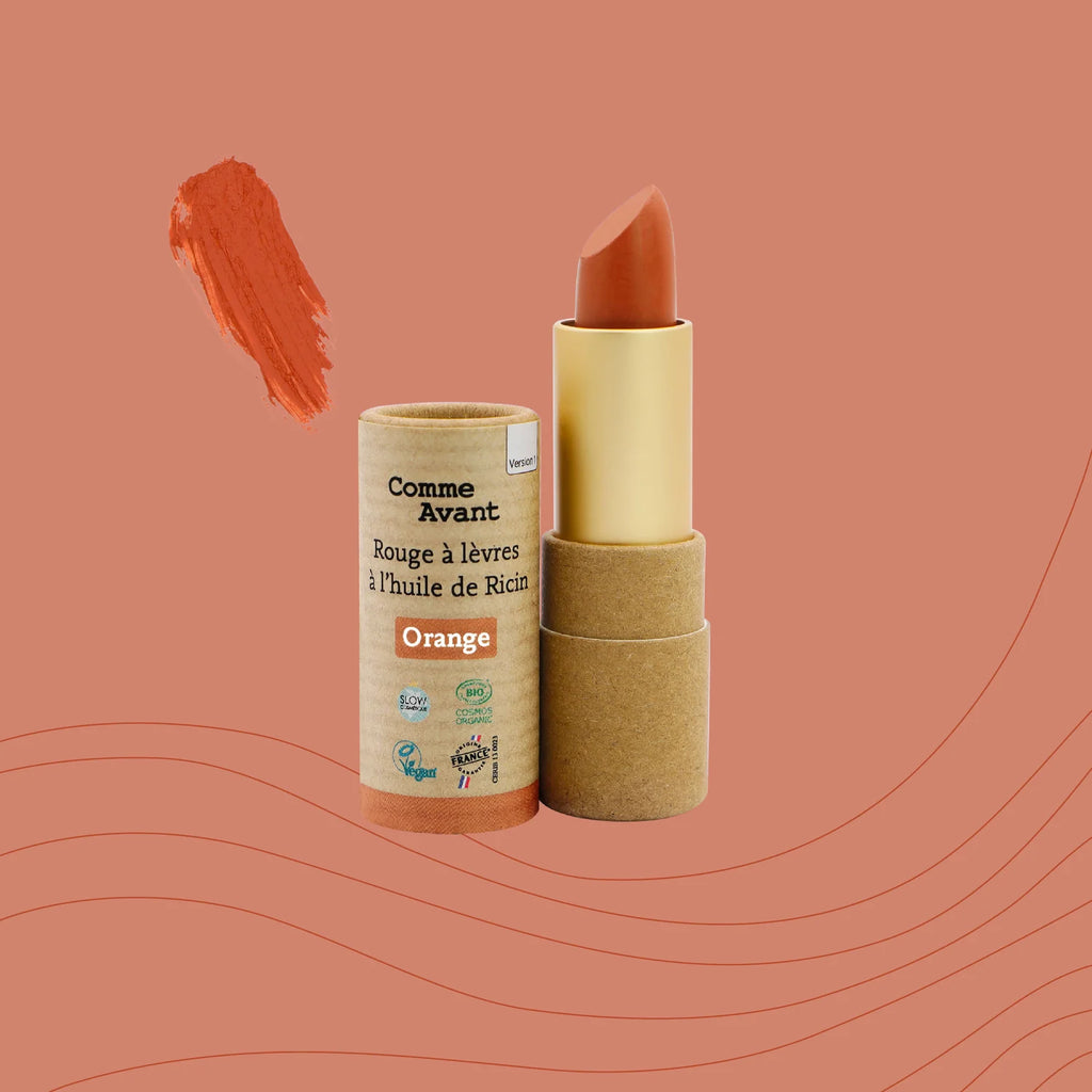 Rouge à lèvres naturel sans parfum et sans dioxyde de titane